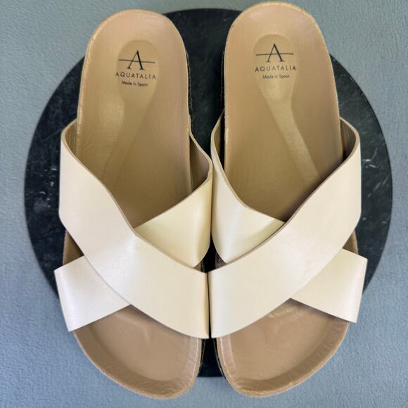 Aquatalia Ariana Sandals Leather Crossover
Platform Women’s Size 11 US - Picture 6 of 8